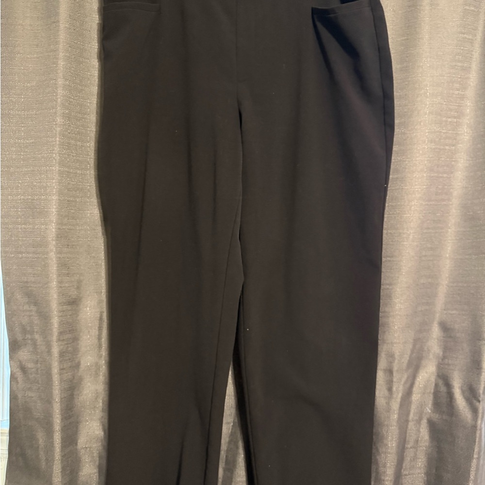 Time and Tru Women's Classic Black Straight Leg Pants
